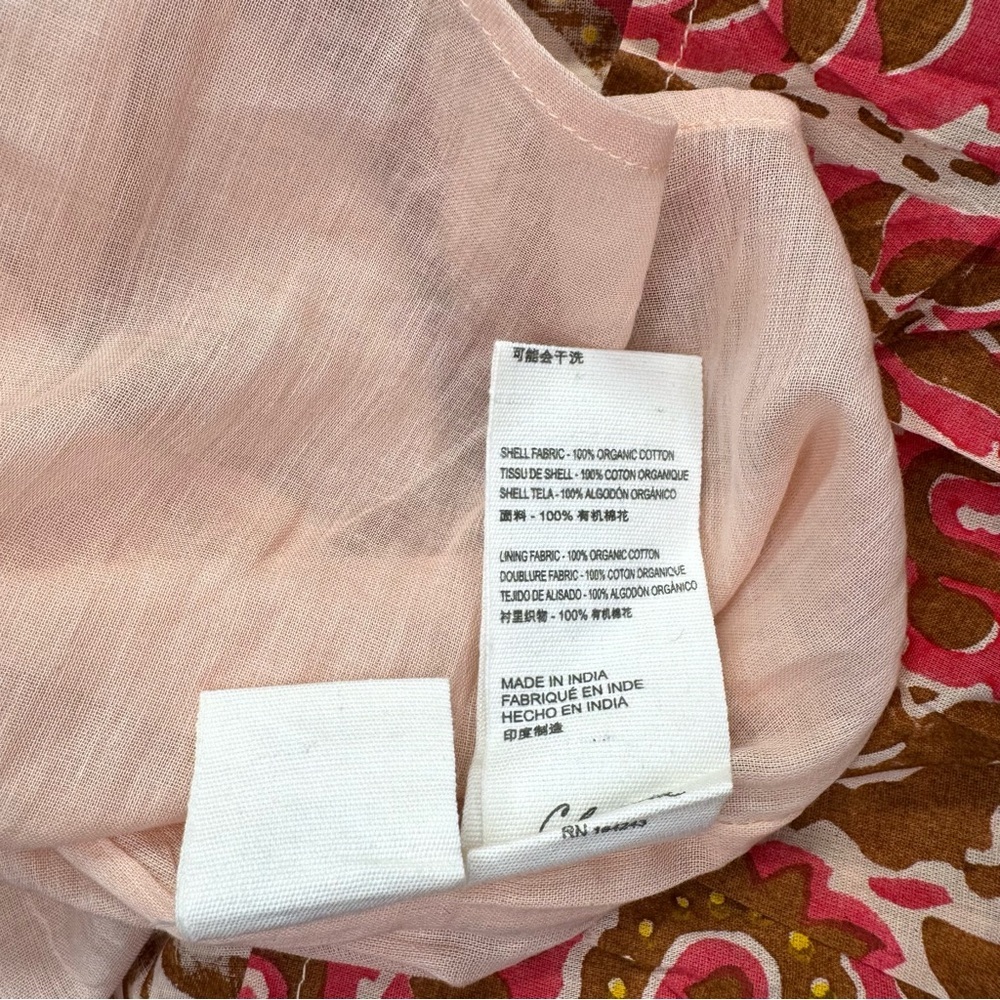 Cleobella Pink and Brown Paisley Maxi Skirt - Picture 6 of 8